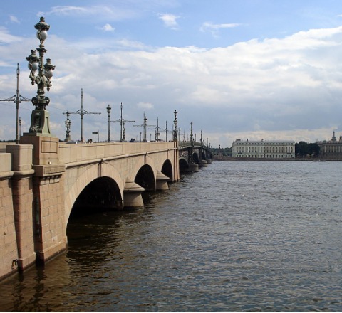 Мосты Санкт-Петербурга на карте с названиями 2023
